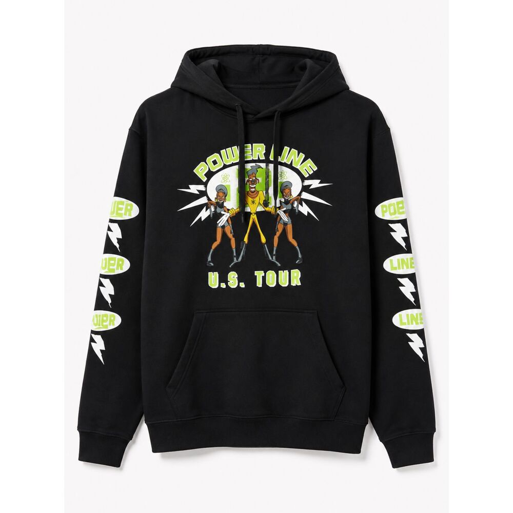 Disney A Goofy Movie Powerline US Tour Hoodie Sweatshirt Adult Large